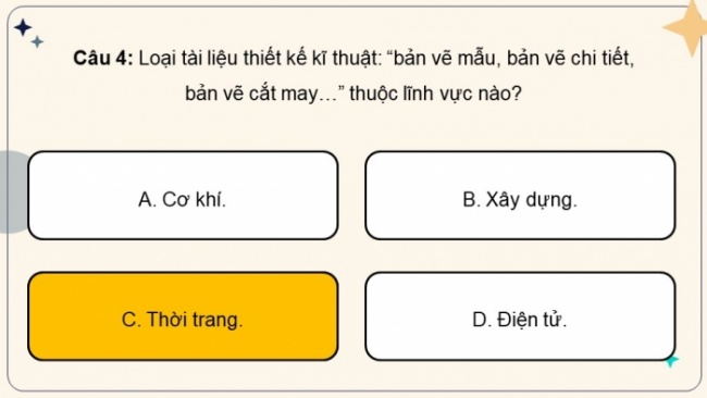 Soạn giáo án điện tử Công nghệ 8 KNTT Bài: Ôn tập Chương 5