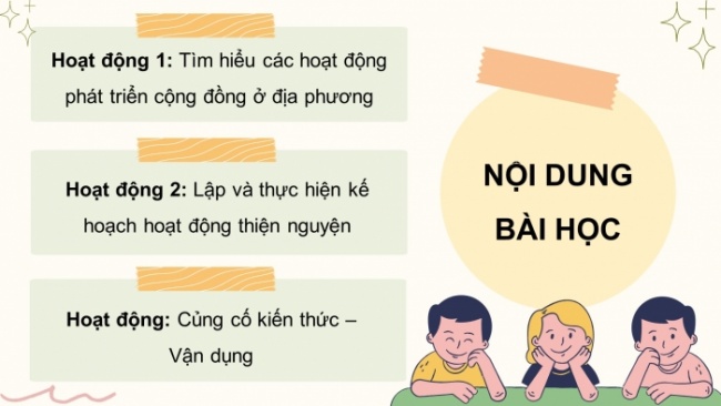 Soạn giáo án điện tử HĐTN 8 CTST (bản 1) Chủ đề 6: Tham gia hoạt động phát triển cộng đồng - Nhiệm vụ 1, 2