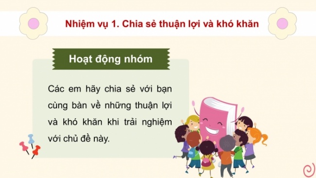 Soạn giáo án điện tử HĐTN 8 CTST (bản 1) Chủ đề 6: Tham gia hoạt động phát triển cộng đồng - Nhiệm vụ 7