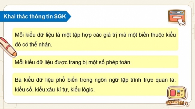 Soạn giáo án điện tử Tin học 8 KNTT Bài 13: Biểu diễn dữ liệu