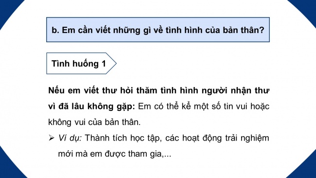 Soạn giáo án điện tử tiếng việt 4 cánh diều Bài 11 Viết 2: Luyện tập viết thư thăm hỏi