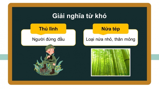 Soạn giáo án điện tử tiếng việt 4 cánh diều Bài 12 Đọc 4: Người lính dũng cảm