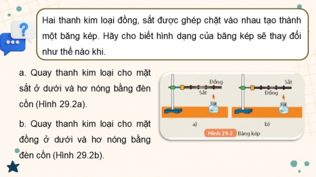 Soạn giáo án điện tử KHTN 8 KNTT Bài 29: Sự nở vì nhiệt