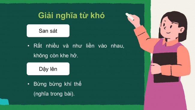 Soạn giáo án điện tử tiếng việt 4 cánh diều Bài 14 Đọc 2: Mít tinh mừng độc lập