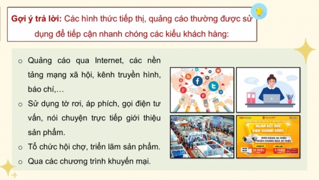 Soạn giáo án điện tử HĐTN 8 CTST (bản 2) Chủ đề 4: Kinh doanh và tiết kiệm - Hoạt động 4, 5