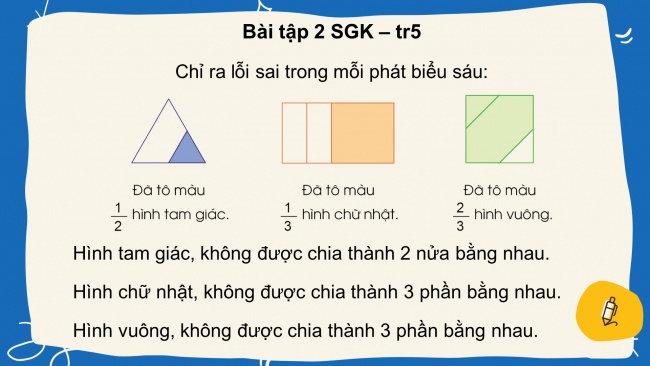 Soạn giáo án điện tử toán 4 cánh diều Bài 53: Khái niệm phân số