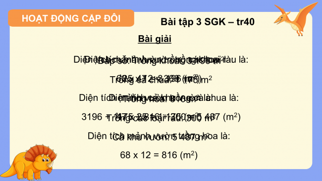 Soạn giáo án điện tử toán 4 cánh diều Bài 70: Luyện tập chung