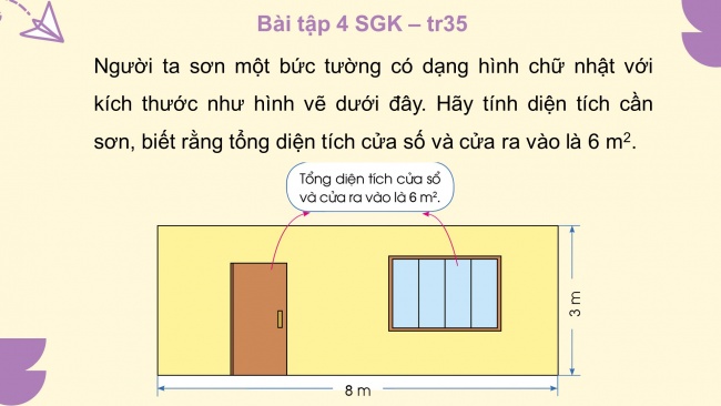 Soạn giáo án điện tử toán 4 cánh diều Bài 67: Mét vuông