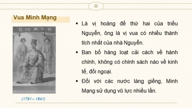 Soạn giáo án điện tử Lịch sử 8 KNTT Bài 16: Việt Nam dưới thời Nguyễn (nửa đầu thế kỉ XIX) (P1)