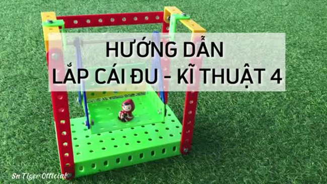 Soạn giáo án điện tử công nghệ 4 cánh diều Bài 9: Lắp ghép mô hình cái đu