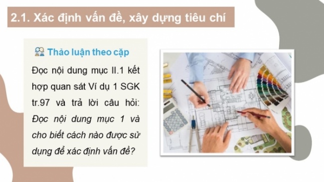 Soạn giáo án điện tử Công nghệ 8 KNTT Bài 19: Các bước cơ bản trong thiết kế kĩ thuật