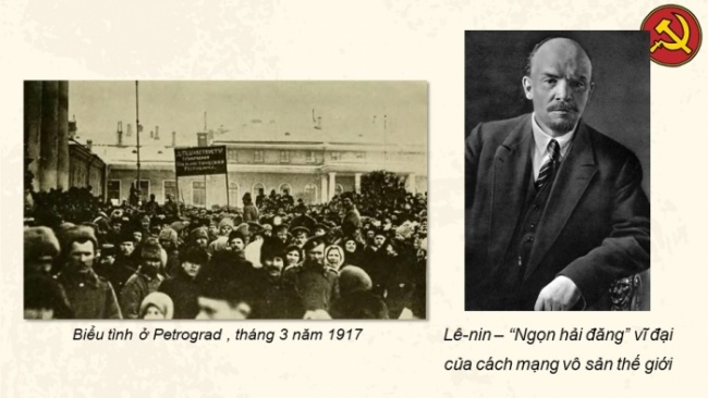 Soạn giáo án điện tử Lịch sử 8 CTST Bài 13: Cách mạng tháng Mười Nga năm 1917