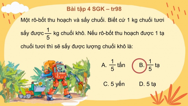 Soạn giáo án điện tử toán 4 KNTT Bài 66: Luyện tập chung