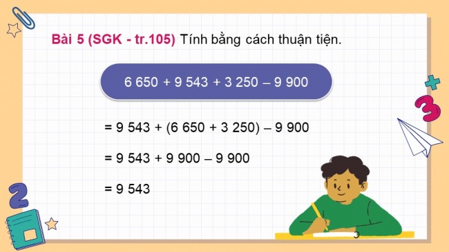 Soạn giáo án điện tử toán 4 KNTT Bài 68: Ôn tập phép tính với số tự nhiên