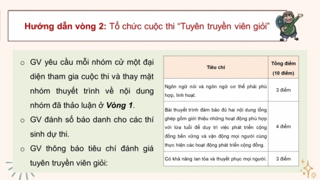 Soạn giáo án điện tử HĐTN 8 CTST (bản 1) Chủ đề 6: Tham gia hoạt động phát triển cộng đồng - Nhiệm vụ 6