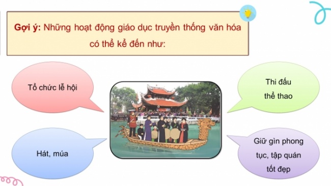 Soạn giáo án điện tử HĐTN 8 CTST (bản 2) Chủ đề 5: Bảo tồn cảnh quan và phát triển cộng đồng - Hoạt động 2, 3