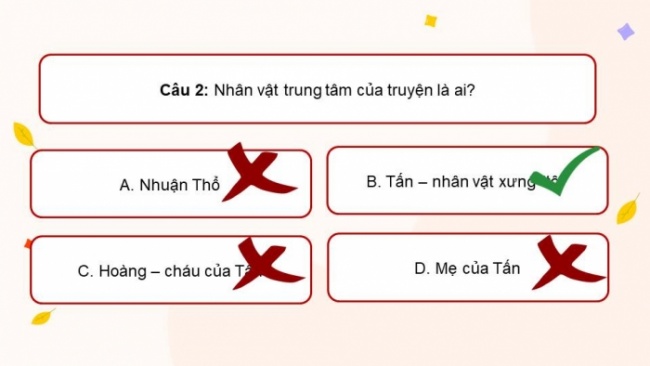 Soạn giáo án điện tử Ngữ văn 8 CD Bài 6 Tự đánh giá: Cố hương