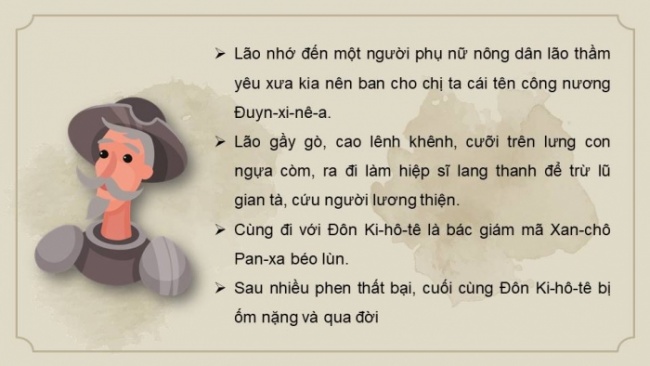 Soạn giáo án điện tử Ngữ văn 8 CD Bài 8 Đọc 2: Đánh nhau với cối xay gió