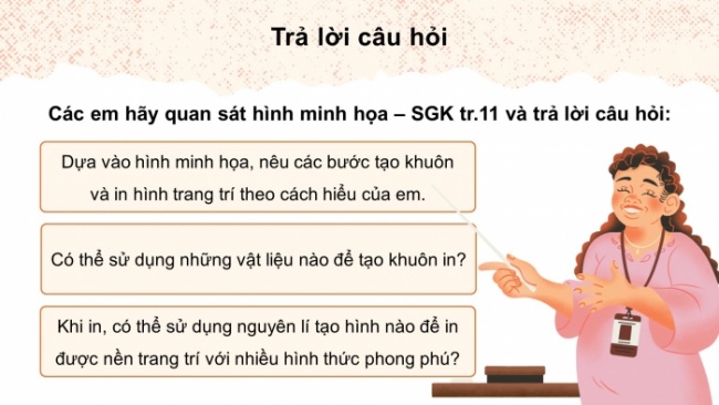 Soạn giáo án điện tử Mĩ thuật 8 CTST (bản 1) Bài 7: Tạo mẫu nền trang trí với hoạ tiết dân tộc thiểu số Việt Nam