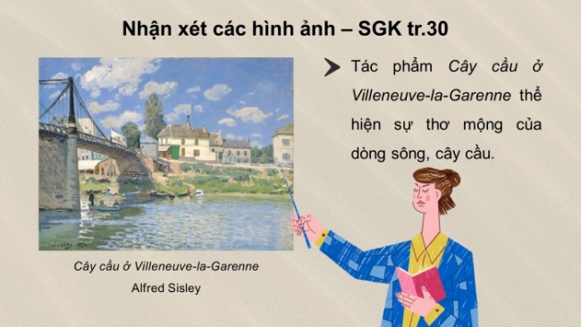 Soạn giáo án điện tử Mĩ thuật 8 CTST (bản 2) Bài 7: Trường phái Ấn tượng