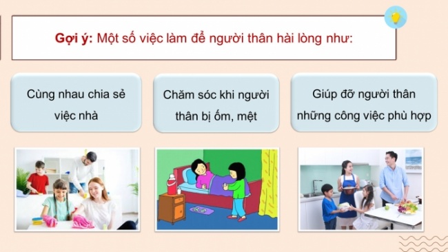 Soạn giáo án điện tử HĐTN 8 CTST (bản 1) Chủ đề 4: Sống hoà hợp trong gia đình - Nhiệm vụ 1, 2