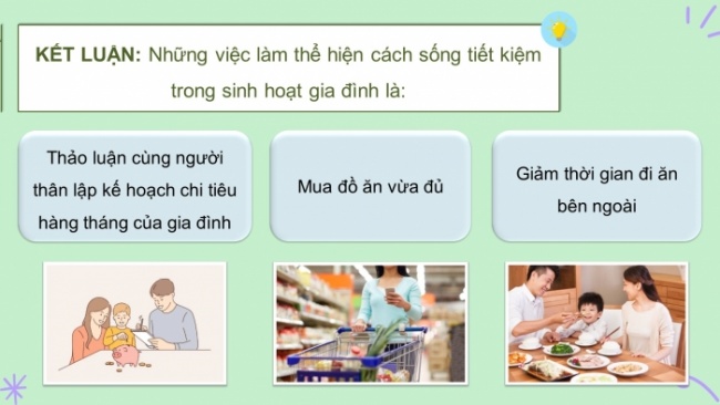 Soạn giáo án điện tử HĐTN 8 CTST (bản 2) Chủ đề 4: Kinh doanh và tiết kiệm - Hoạt động 3