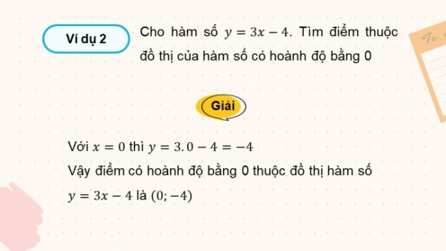 Soạn giáo án điện tử Toán 8 CD Chương 3 Bài 4: Đồ thị của hàm số bậc nhất y = ax + b (a ≠ 0)