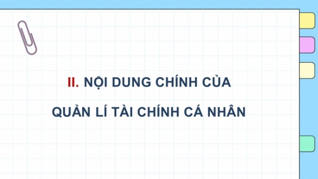 Soạn giáo án điện tử Toán 8 CD: HĐ thực hành và trải nghiệm - Chủ đề 1: Quản lí tài chính cá nhân