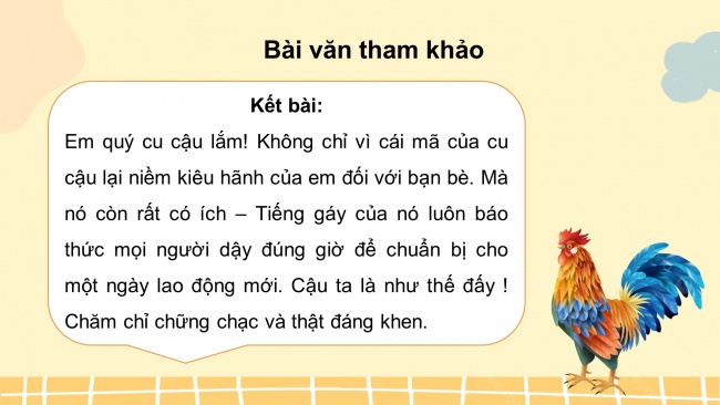 Soạn giáo án điện tử tiếng việt 4 cánh diều Bài 14 Viết 3: Luyện tập tả con vật