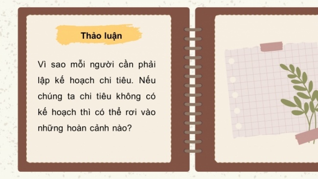 Soạn giáo án điện tử Công dân 8 CD Bài 8: Lập kế hoạch chi tiêu