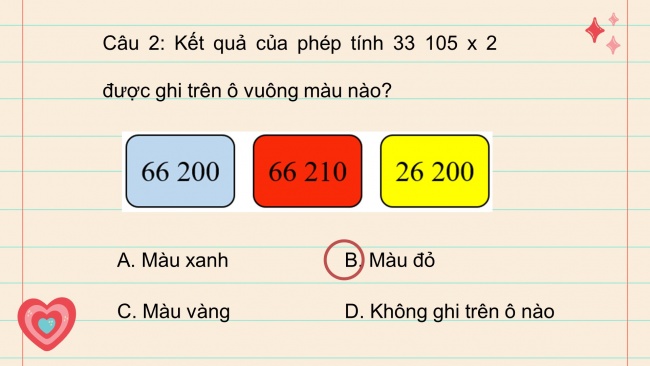 Soạn giáo án điện tử toán 4 CTST Bài 44: Nhân với số có một chữ số