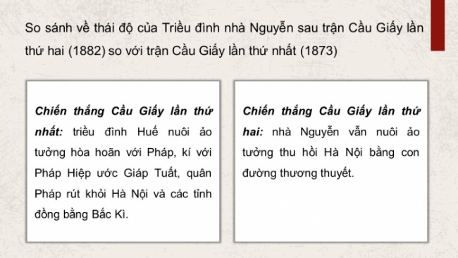 Soạn giáo án điện tử Lịch sử 8 KNTT Bài 17: Cuộc kháng chiến chống thực dân Pháp xâm lược từ năm 1858 đến năm 1884 (P2)