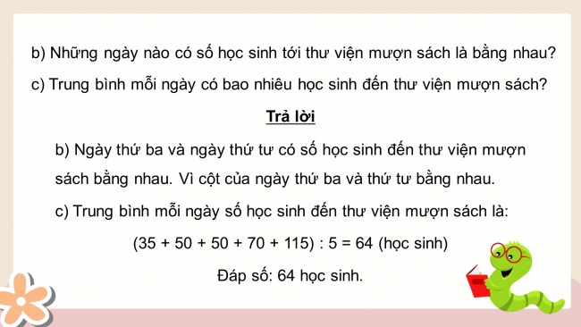 Soạn giáo án điện tử toán 4 KNTT Bài 50: Biểu đồ cột