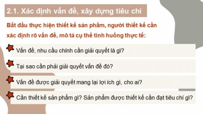 Soạn giáo án điện tử Công nghệ 8 KNTT Bài 19: Các bước cơ bản trong thiết kế kĩ thuật