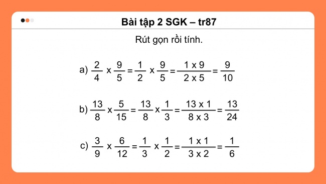 Soạn giáo án điện tử toán 4 KNTT Bài 63: Phép nhân phân số