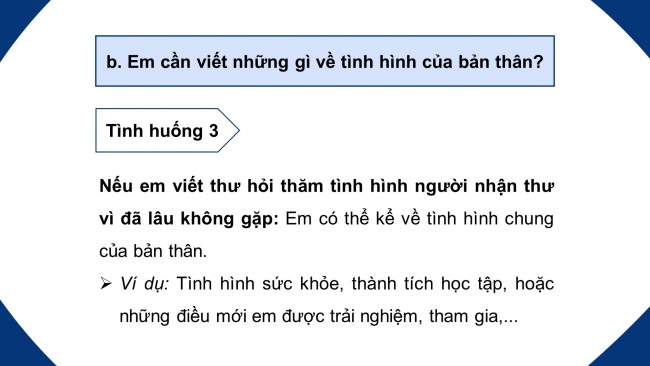 Soạn giáo án điện tử tiếng việt 4 cánh diều Bài 11 Viết 2: Luyện tập viết thư thăm hỏi