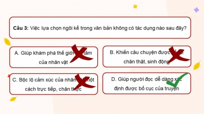 Soạn giáo án điện tử Ngữ văn 8 CD Bài 6 Tự đánh giá: Cố hương