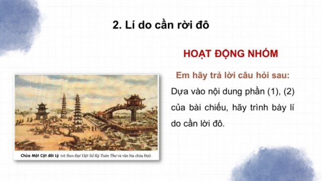 Soạn giáo án điện tử Ngữ văn 8 CD Bài 5 Đọc 3: Chiếu dời đô