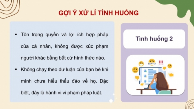 Soạn giáo án điện tử HĐTN 8 CTST (bản 1) Chủ đề 3: Xây dựng trường học thân thiện - Nhiệm vụ 6, 7