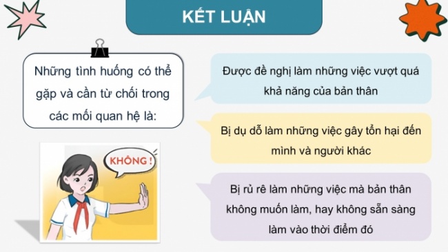 Soạn giáo án điện tử HĐTN 8 CTST (bản 2) Chủ đề 3: Xây dựng và giữ gìn các mối quan hệ - Hoạt động 5, 6, 7