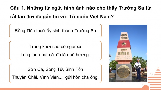 Soạn giáo án điện tử tiếng việt 4 cánh diều Bài 14 Đọc 4: Trường Sa