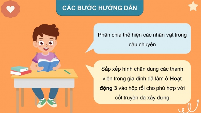 Soạn giáo án điện tử HĐTN 4 cánh diều Tuần 26: Trái tim yêu thương - Hoạt động 3, 4