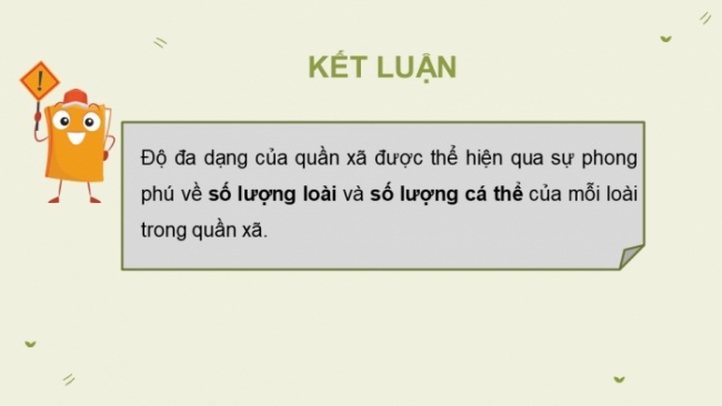 Soạn giáo án điện tử KHTN 8 CD Bài 40: Quần xã sinh vật