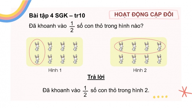 Soạn giáo án điện tử toán 4 cánh diều Bài 55: Phân số và phép chia số tự nhiên