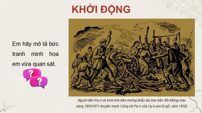 Soạn giáo án điện tử Lịch sử 8 CTST Bài 10: Công xã Pa-ri (năm 1871)