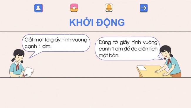 Soạn giáo án điện tử toán 4 cánh diều Bài 68: Đề-xi-mét vuông