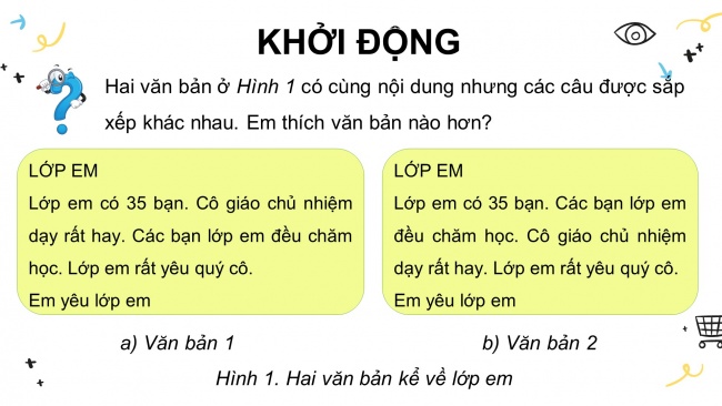 Soạn giáo án điện tử tin học 4 cánh diều Chủ đề E2 Bài 6: Các thao tác cơ bản với khối văn bản