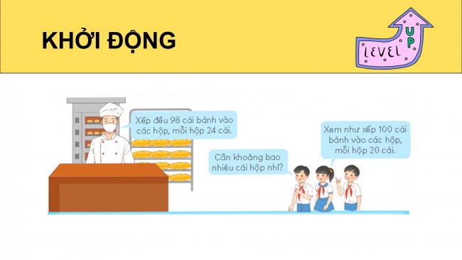 Soạn giáo án điện tử toán 4 CTST Bài 51: Ước lượng thương trong phép chia