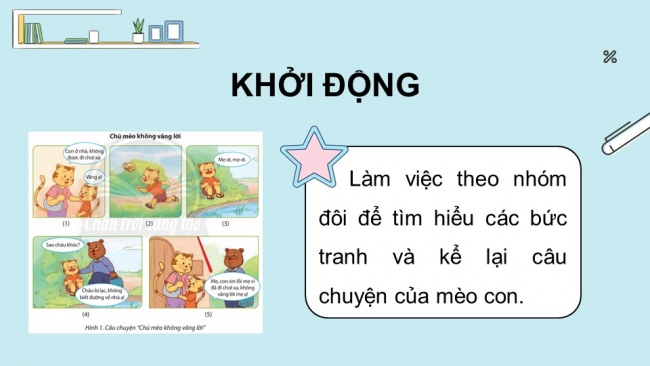 Soạn giáo án điện tử tin học 4 CTST Bài 13: Tạo chương trình máy tính để kể chuyện