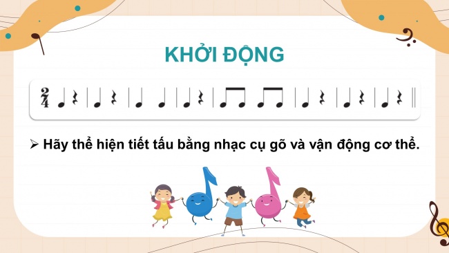 Soạn giáo án điện tử âm nhạc 4 cánh diều Tiết 19: Hát: Hát mừng